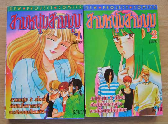 สามหนุ่มสามมุม (การ์ตูนเก่าหายาก 2 เล่มจบ)