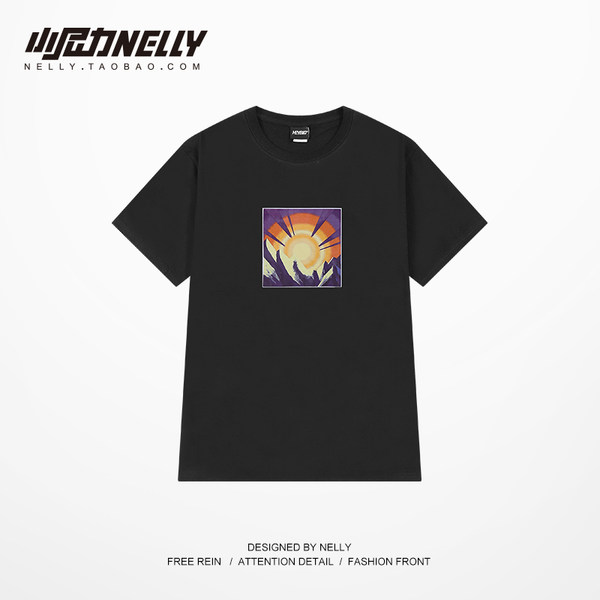เสื้อยืดคอกลม ผู้ชาย เสื้อยืดผู้ชายเกาหลี เสื้อยืดเกาหลี แบรนด์ NELLY
