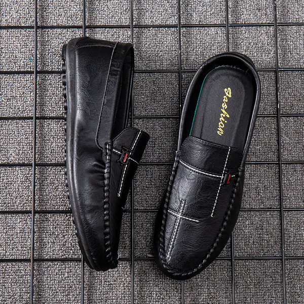 รองเท้าโลฟเฟอร์ชาย รองเท้าผู้ชาย รองเท้าแฟชั่นชาย รองเท้าหนังผู้ชาย Men Loafer Slip-On Shoes