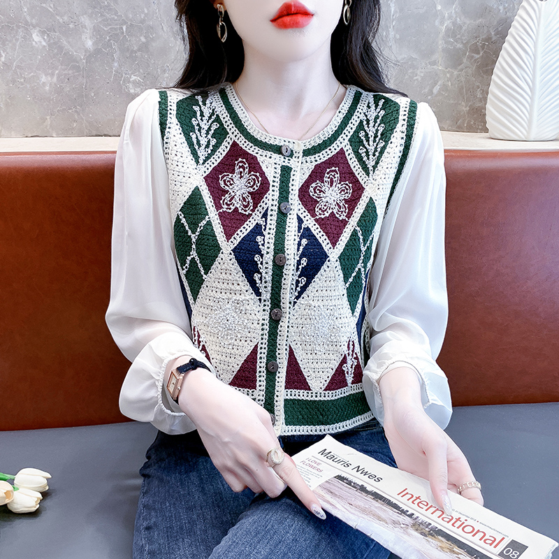 เสื้อเชิ้ตผู้หญิงแขนยาว เสื้อเชิ้ตผู้หญิงใส่ทํางาน 390 บาทต่อชิ้น ฟรีค่าจัดส่ง