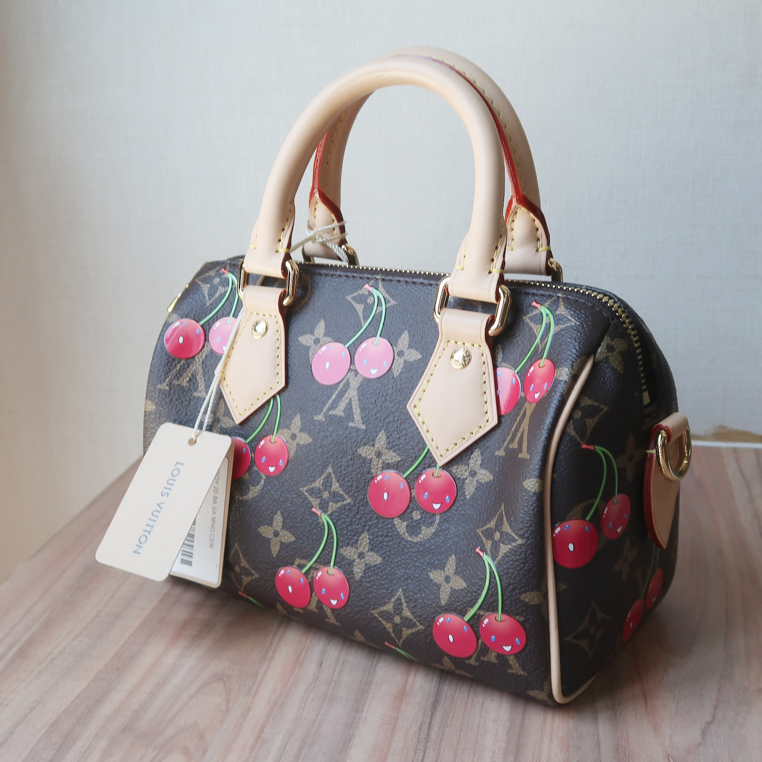 Louis Vuitton X Murakami Monogram Cherry Speedy 20 Ban"