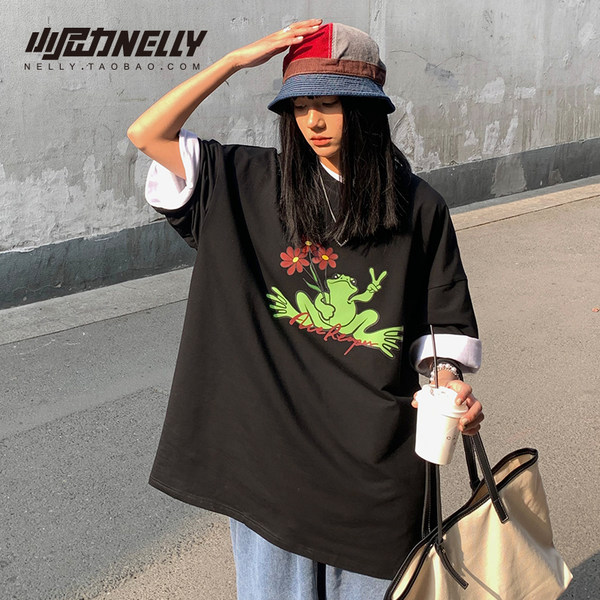 เสื้อยืดคอกลม ผู้ชาย เสื้อยืดผู้ชายเกาหลี เสื้อยืดเกาหลี แบรนด์ NELLY