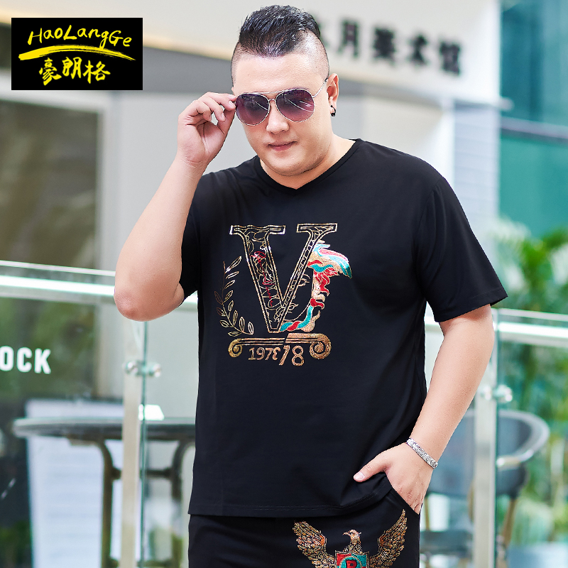 เสื้อยืดผู้ชายอ้วน S-5XL(อกเสื้อ39-51นิ้ว)