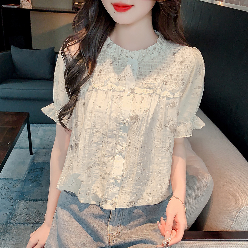 เสื้อเชิ้ตผู้หญิงใส่ทํางาน 390 บาทต่อชิ้น ฟรีค่าจัดส่ง
