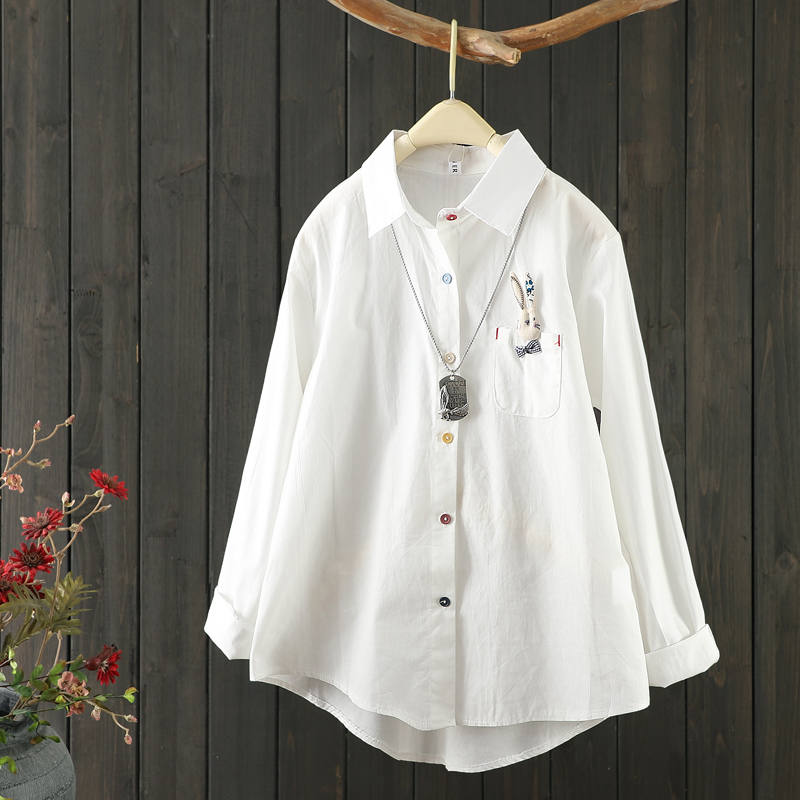 แบบเสื้อสวยๆ เสื้อผ้าฝ้ายลินิน เสื้อเชิ้ตผ้าลินิน