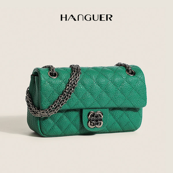 กระเป๋าสะพายข้างผู้หญิง กระเป๋าสะพายสไตล์เกาหลี By HANGUER&CK