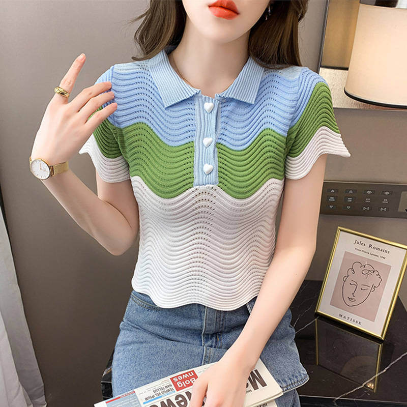 เสื้อยืดวัยรุ่นน่ารักๆ เสื้อวัยรุ่นแขนสั้น เสื้อผ้าวัยรุ่นเกาหลี แบรนด์ Wiyike