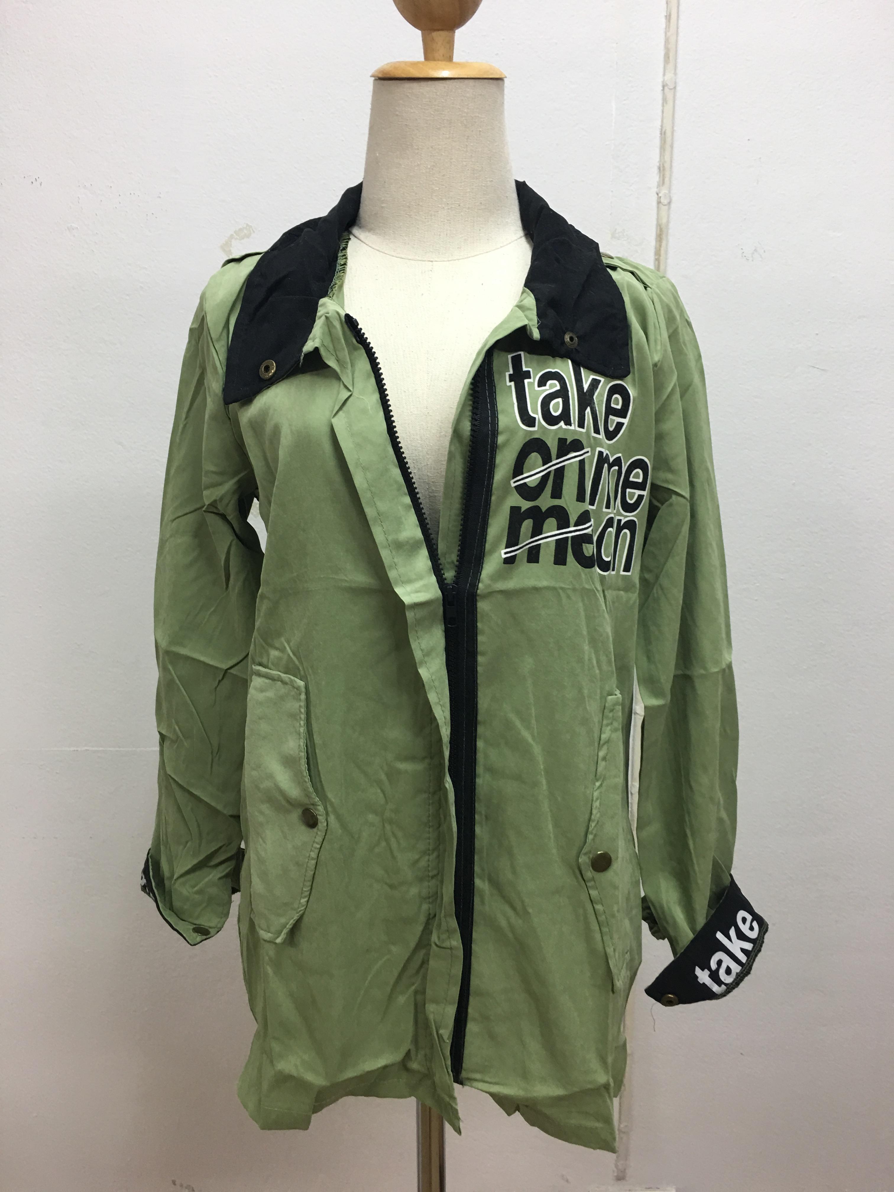 งานขายตามสภาพ ราคาพิเศษ ไม่รับเปลียนหรือคืน เสื้อคลุมสไตล์เกาหลี งานตามแบบ ผ้าเนื้อด้านบาง