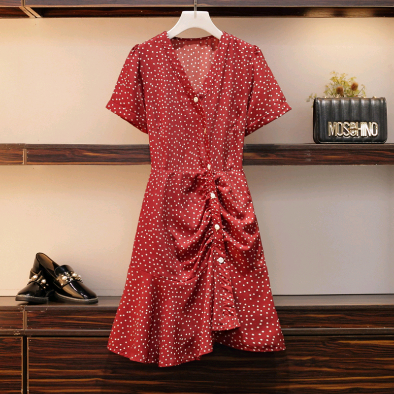 เดรสคนอ้วน เดรสสาวอวบ ชุดเดรสคนอ้วนวัยรุ่น BY PLUS SIZE Girl