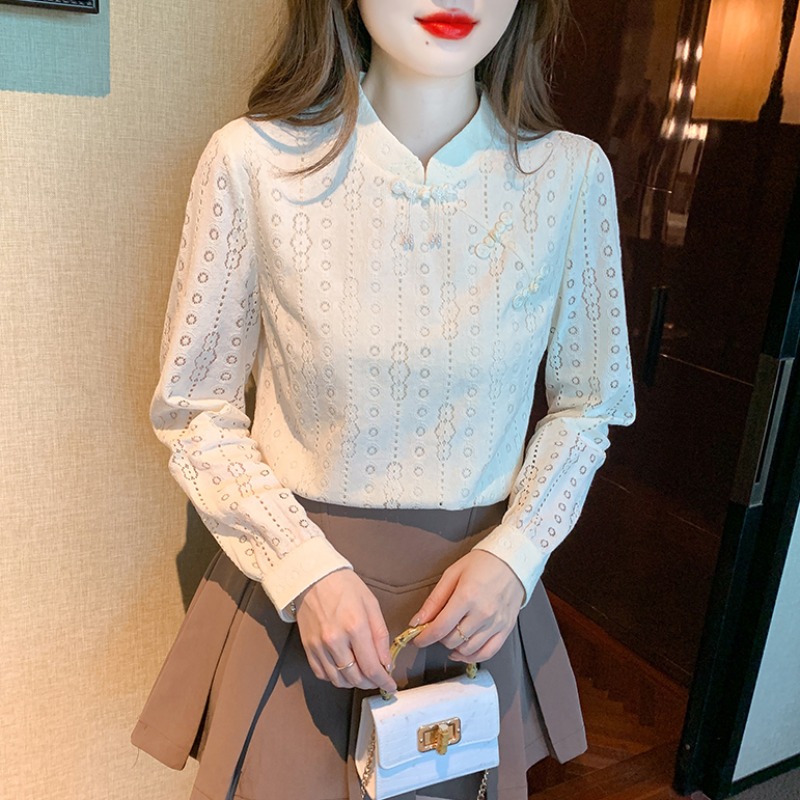 เสื้อเชิ้ตผู้หญิงแขนยาว เสื้อเชิ้ตผู้หญิงใส่ทํางาน 390 บาทต่อชิ้น ฟรีค่าจัดส่ง