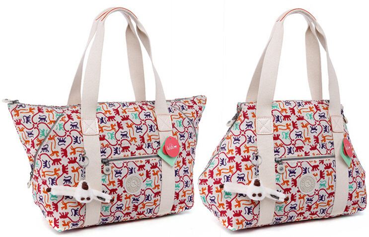 กระเป๋าถือ กระเป๋าสะพาย ผู้หญิง กระเป๋าผ้าไนลอน แบบปากกว้าง ปรับเปลี่ยนสไตล์ ได้ 2 แบบ ใส่เสื้อผ้า ใส่หนังสือเรียน กระเป๋าไนลอน กระเป๋าวัยรุ่น 932269