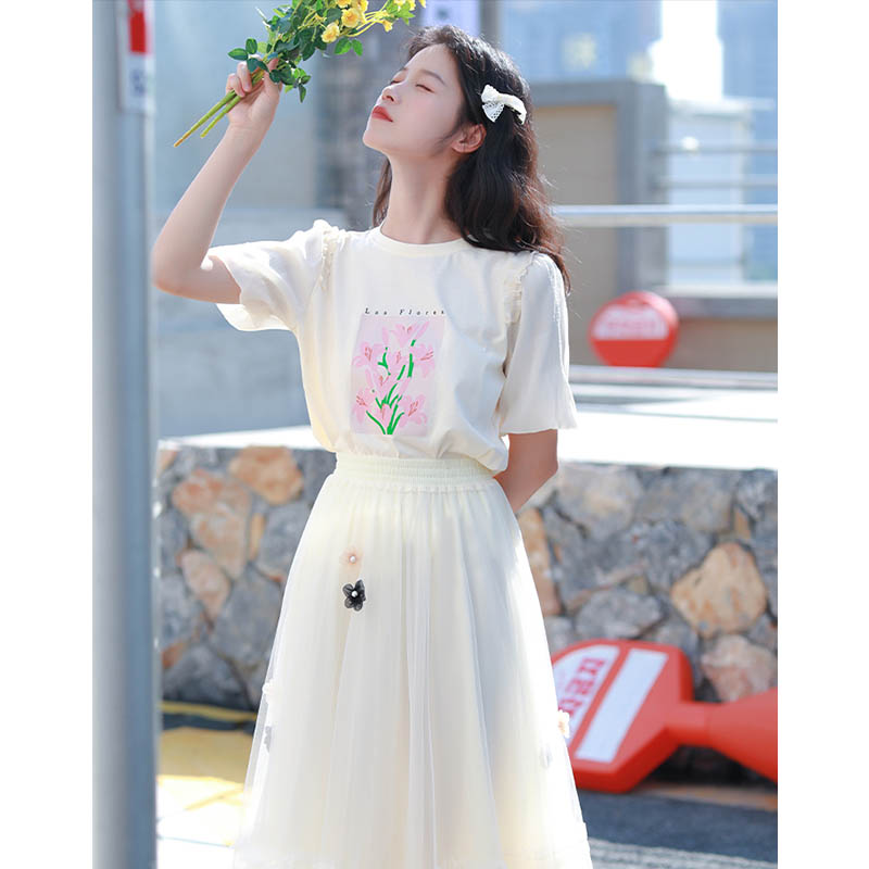 เสื้อผ้าวัยรุ่นเกาหลี เสื้อยืดวัยรุ่นผู้หญิง มีขนาด S M L XL
