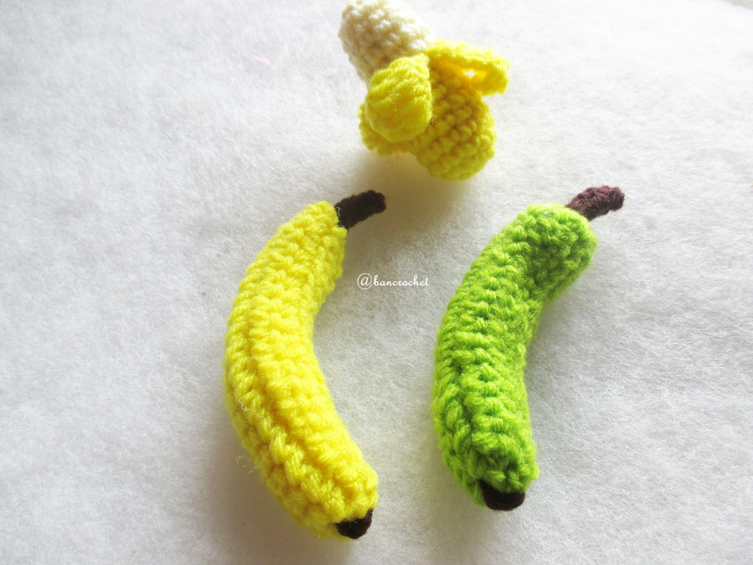กล้วยถักโครเชต์ banana fruit crochet