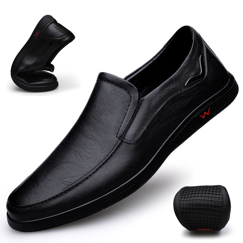 รองเท้าหนังผู้ชาย มีไซส์39-44 รองเท้าโลฟเฟอร์ชาย Slip-On Shoes