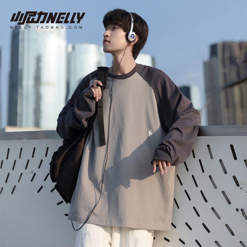 เสื้อยืดคอกลม ผู้ชาย เสื้อยืดผู้ชายเกาหลี เสื้อยืดเกาหลี แบรนด์ NELLY