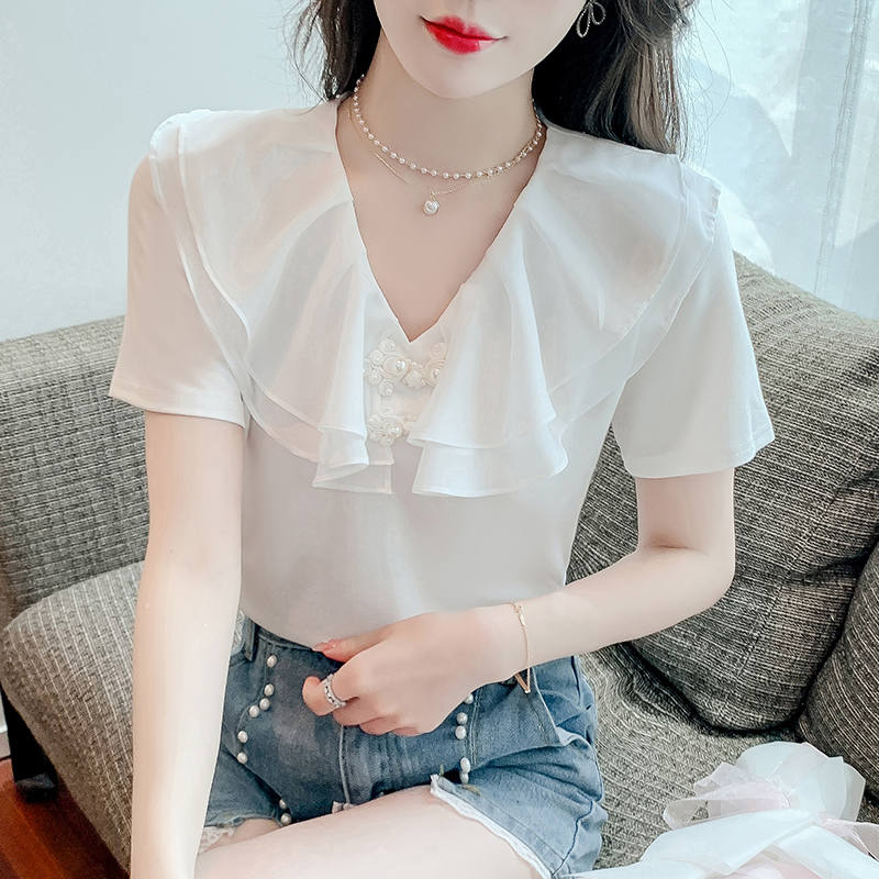 เสื้อยืดวัยรุ่นน่ารักๆ เสื้อวัยรุ่นแขนสั้น เสื้อผ้าวัยรุ่นเกาหลี แบรนด์ Wiyike