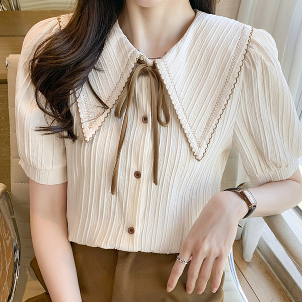 เสื้อชีฟองเกาหลี เสื้อชีฟองสวยๆ