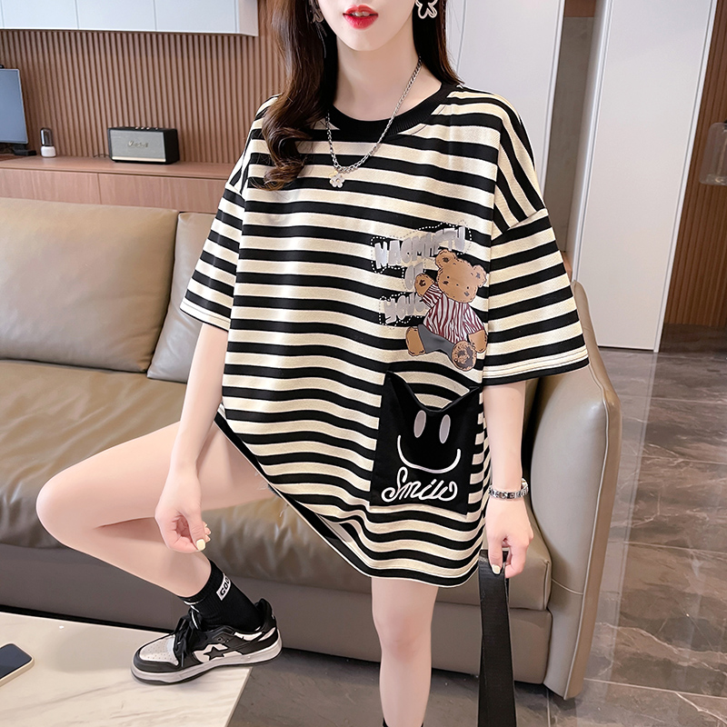 เสื้อยืดคนอ้วนแบบโอเวอร์ไซส์แบบ ulzzang fashion สนใจทักแชท