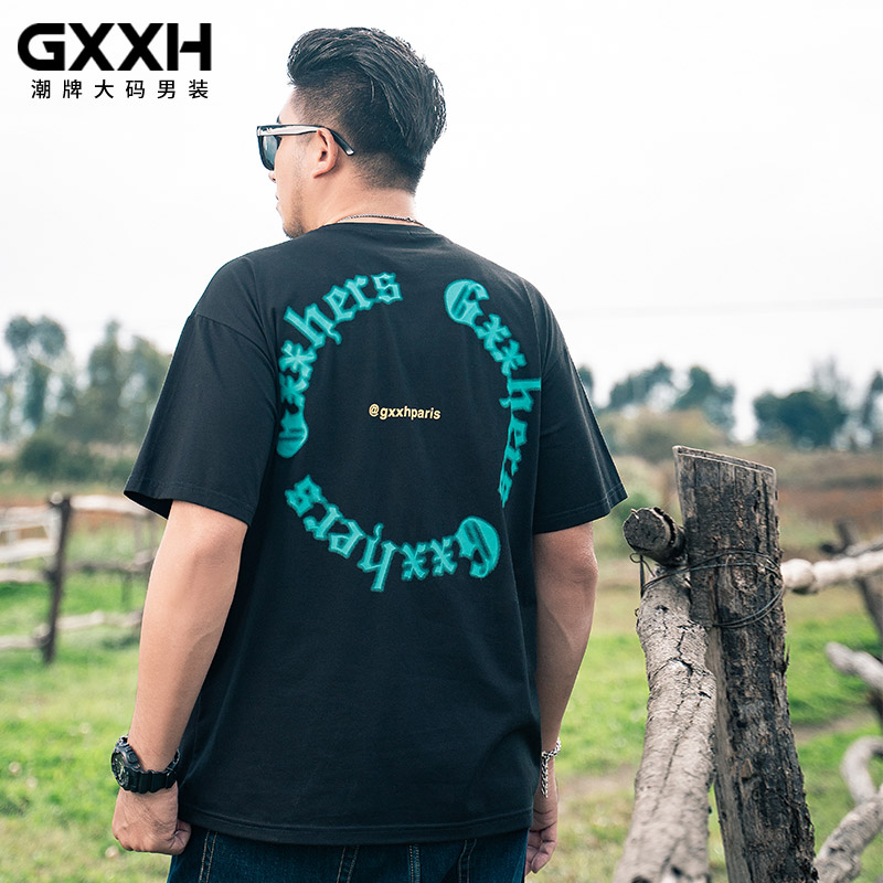 เสื้อยืดผู้ชายอ้วน S-5XL(อกเสื้อ39-51นิ้ว)