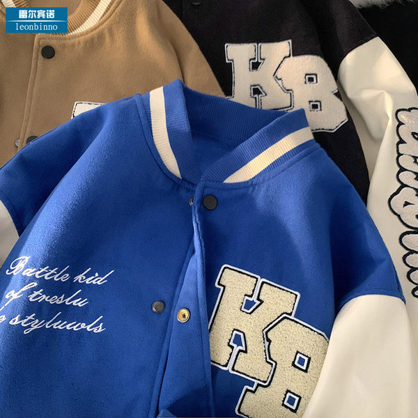 เสื้อแจ็คเก็ตเบสบอล เสื้อคลุม เสื้อแขนยาวสไตล์เกาหลี