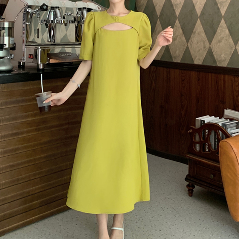 เดรสวัยรุ่น-เดรสคนอ้วนวัยรุ่น L-4XL(อก38-46 นิ้ว)
