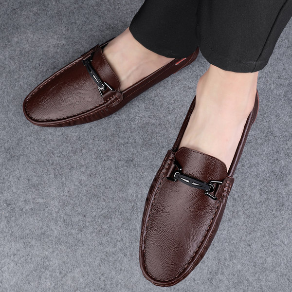 รองเท้าหนังผู้ชาย มีไซส์39-44 รองเท้าโลฟเฟอร์ชาย Slip-On Shoes