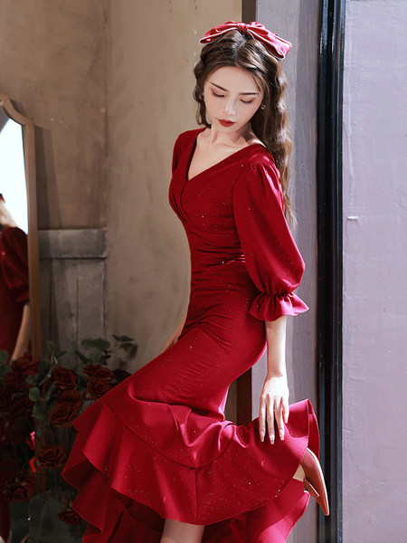 ชุดราตรี ชุดออกงาน ดีไซน์หรู แบรนด์ Angel