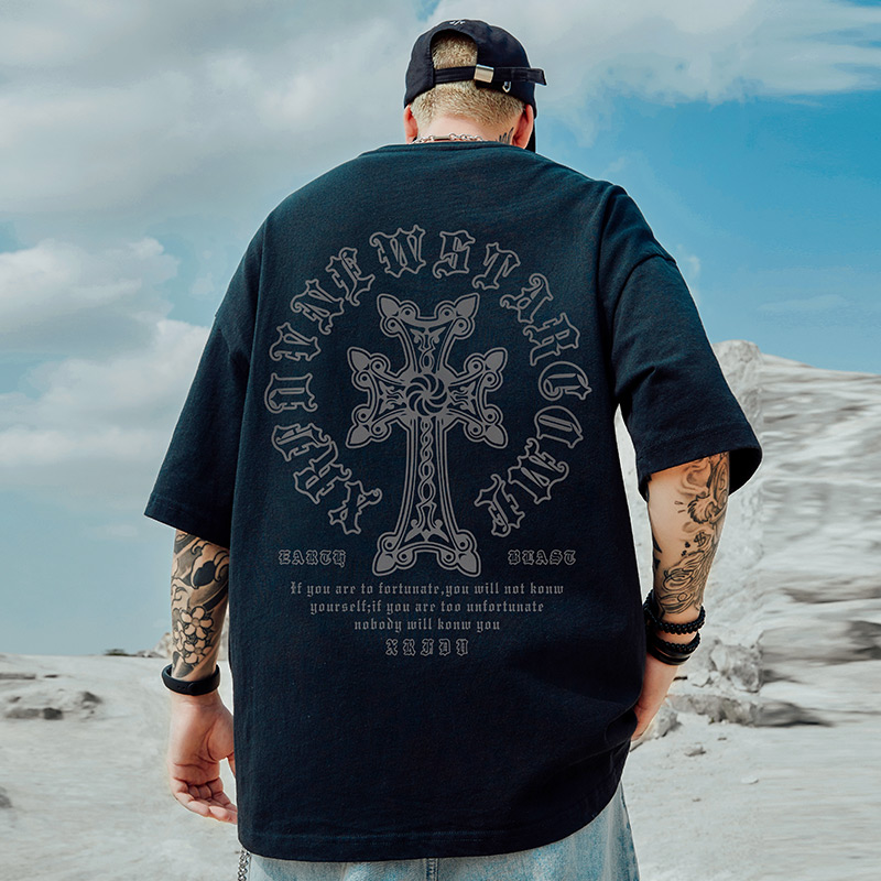 เสื้อยืดผู้ชายอ้วน S-5XL(อกเสื้อ39-51นิ้ว)