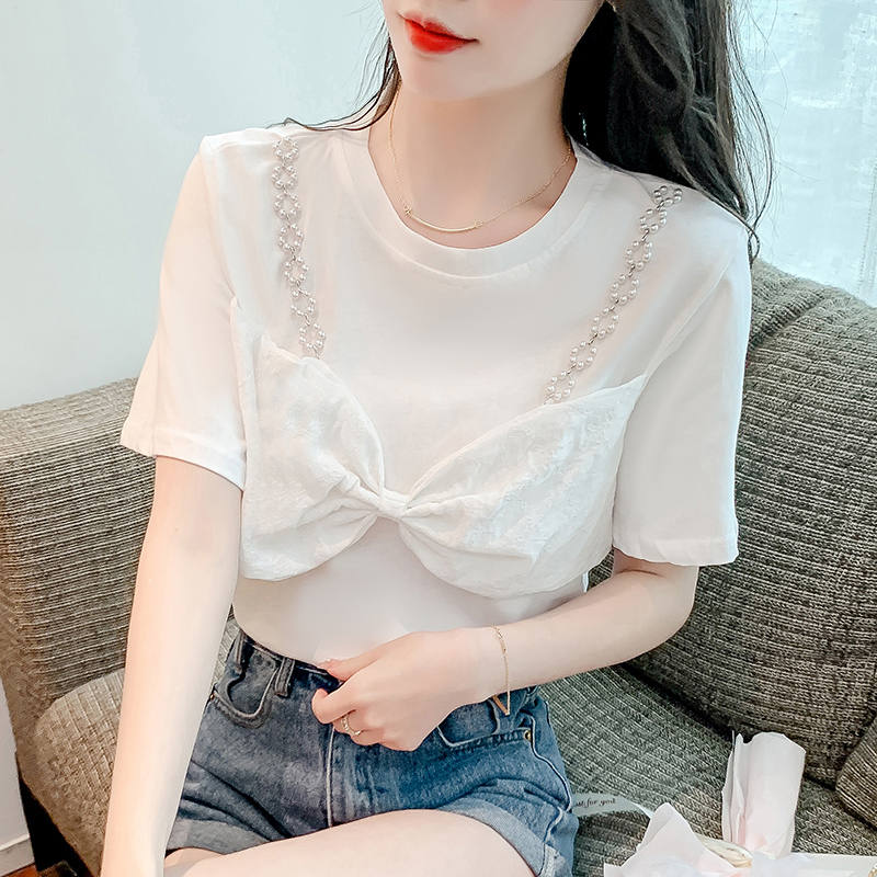 เสื้อยืดวัยรุ่นน่ารักๆ เสื้อวัยรุ่นแขนสั้น เสื้อผ้าวัยรุ่นเกาหลี แบรนด์ Wiyike