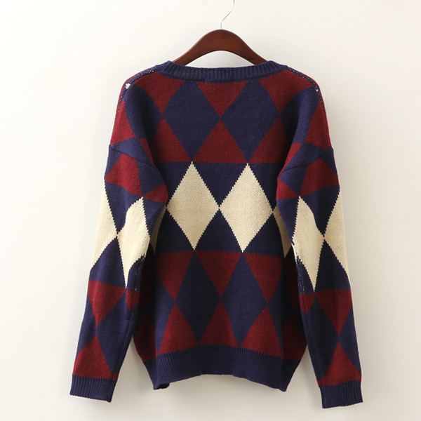 Sweater เสื้อไหมพรม ลายเก๋ๆ พร้อมส่ง เนื้อผ้้าไหมพรม ยืดได้เยอะ same pic