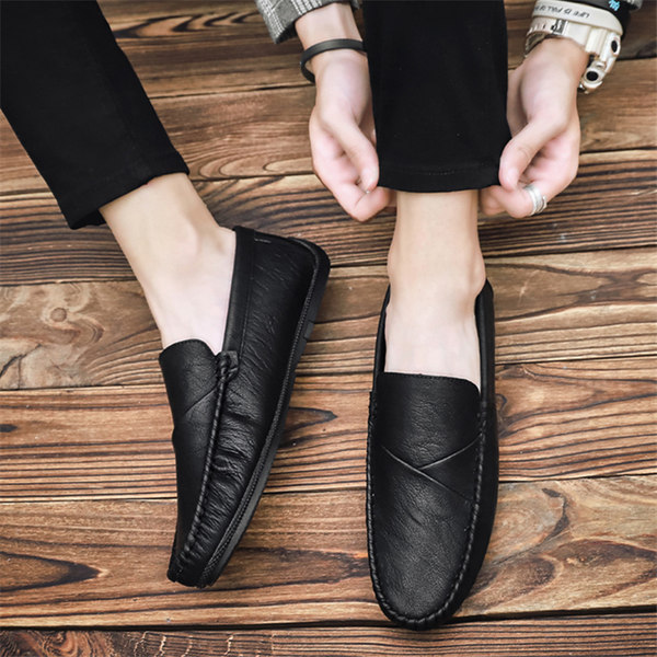 รองเท้าหนังผู้ชาย มีไซส์39-44 รองเท้าโลฟเฟอร์ชาย Slip-On Shoes