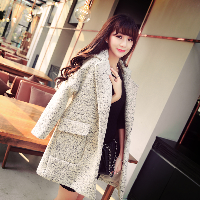 เสื้อโค้ทกันหนาว สไตล์ยุโรป ดีไซน์หรู ผ้าทอเนื้อแน่นหนา ทรงสวย พร้อมส่ง