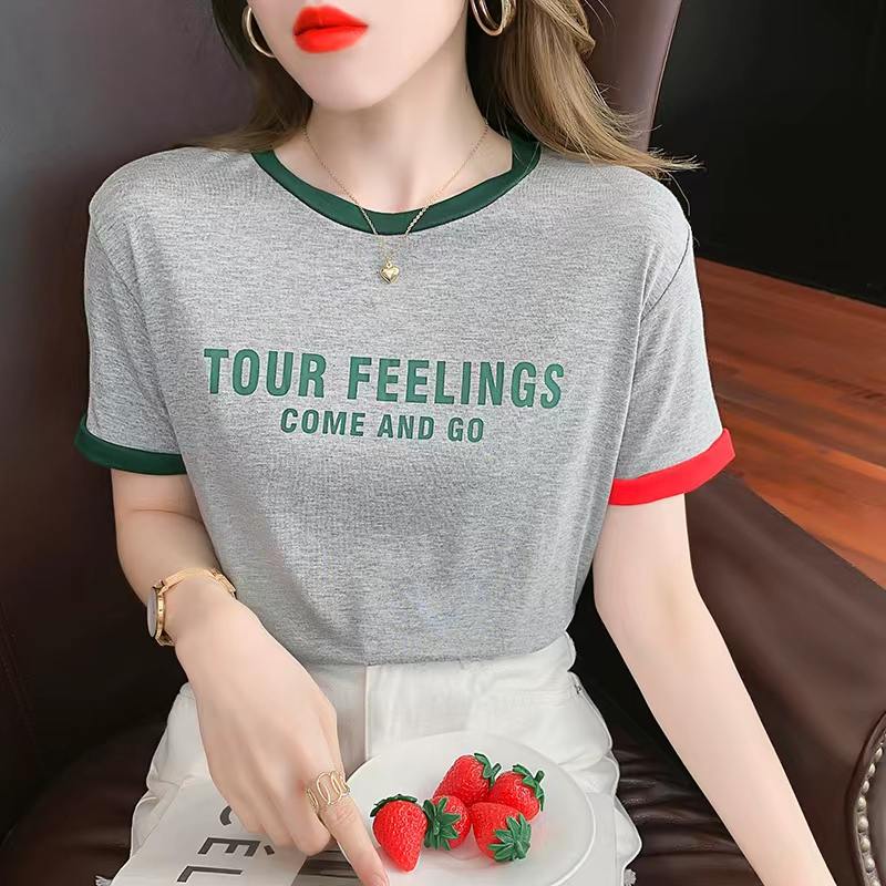 เสื้อยืดวัยรุ่นน่ารักๆ เสื้อวัยรุ่นแขนสั้น เสื้อผ้าวัยรุ่นเกาหลี แบรนด์ Wiyike