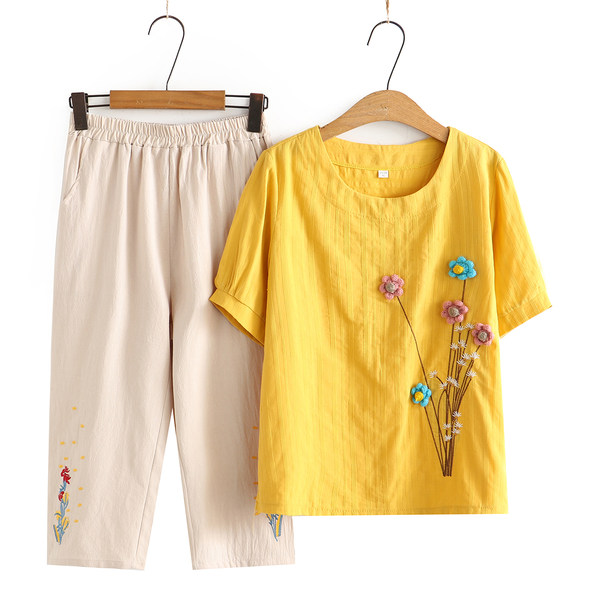 เสื้อลินินสไตล์ผู้ใหญ่ เสื้อคุณแม่ เสื้อผู้ใหญ่ แบรนด์ LININ
