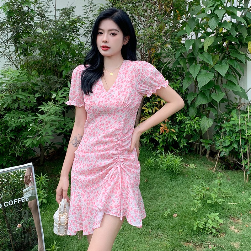 เดรสแขนสั้น มีไซส์ L-4XLอก 38-47 นิ้ว ใส่ได้ทั้งสาวหุ่นดีน่ารักจนถึงสาวอวบพลัสไซส์ จัดส่งฟรี! ทักแชทสั่งซื้อ