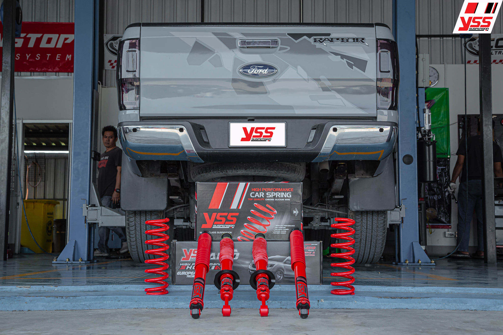 โช๊คอัพ สปริง YSS รุ่น DTG Sport รถ Ford All New Ranger ปี 12-17 3.2/2.2