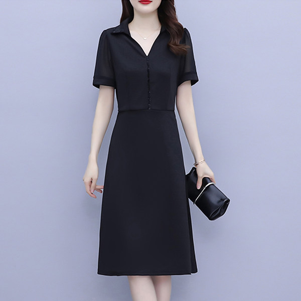 เดรสไซส์ใหญ่ ชุดเดรสสาวพลัสไซส์ เดรสเรียบหรู ไซส์ใหญ่ BY SHUYA