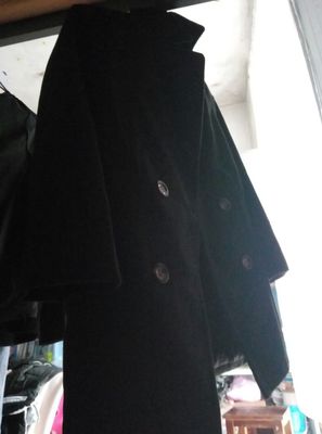 CLASSIC BLACK COAT เนื้อนุ่ม บุซับใน [ เสื้อโค้ท กันหนาว สีดำ ] พร้อมส่ง BLACK