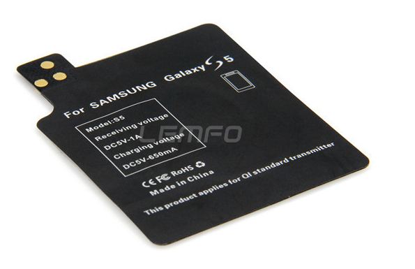 แผ่น Receiver Qi charger wireless สำหรับ Samsung Galaxy S5 แผ่นชาร์จ wireless no 676280