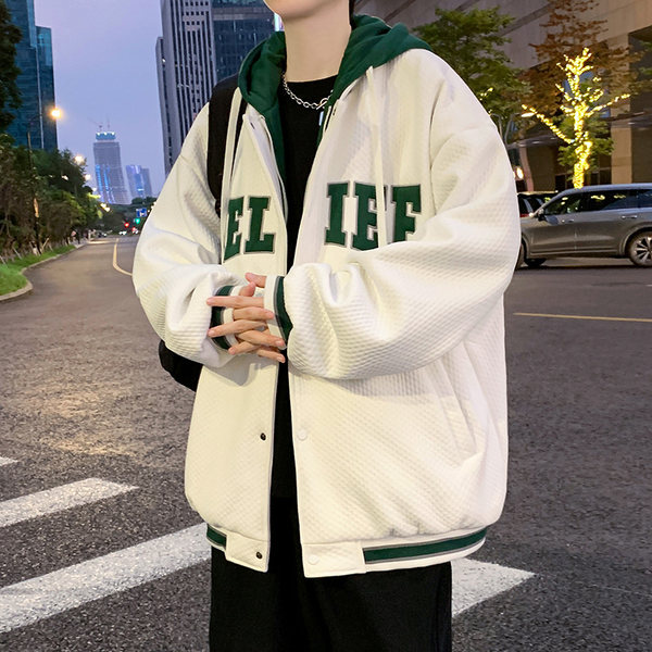 เสื้อแจ็คเก็ตเบสบอล เสื้อคลุม เสื้อแขนยาวสไตล์เกาหลี