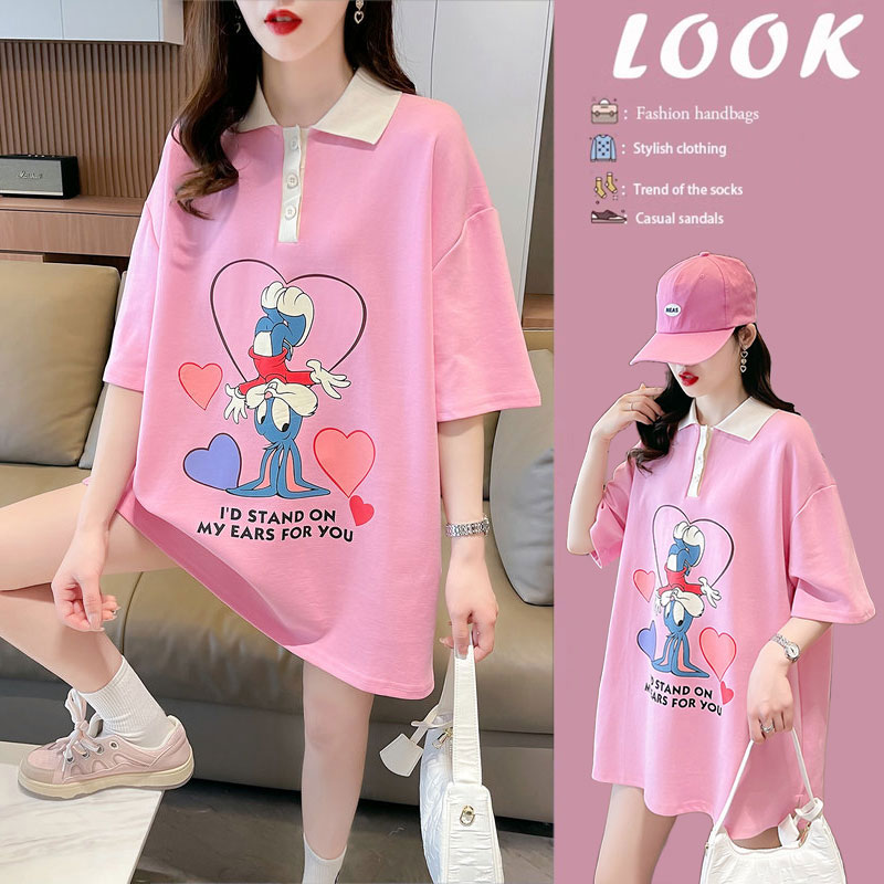 เสื้อยืดคนอ้วนแบบโอเวอร์ไซส์แบบ ulzzang fashion สนใจทักแชท