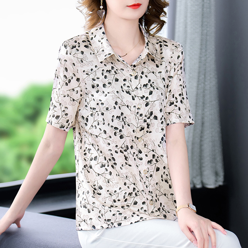 เสื้อชีฟอง เสื้อแฟชั่นสุภาพสตรีวัยผู้ใหญ่ มีไซต์ อก34นิ้ว-43นิ้ว