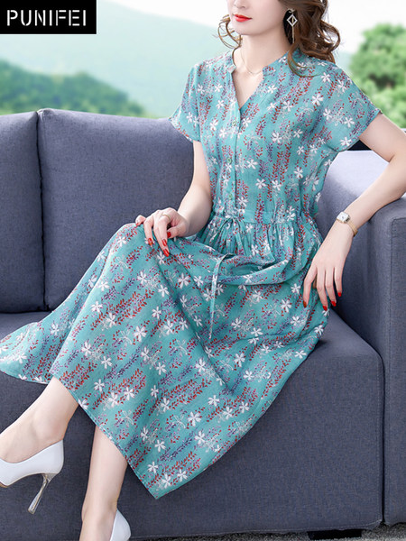 เดรสวัยผู้ใหญ่40-60ปี เดรสคุณแม่ ชุดเดรสทำงานวัยผู้ใหญ่ แบรนด์ MAMA DRESS