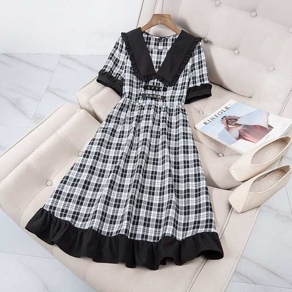 เดรสคนอ้วน เดรสสาวอวบ ชุดเดรสคนอ้วนวัยรุ่น BY PLUS SIZE Girl