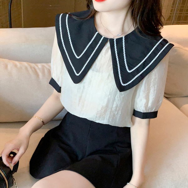 เสื้อชีฟองเกาหลี เสื้อชีฟองสวยๆ