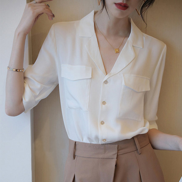 เสื้อชีฟองเกาหลี เสื้อชีฟองสวยๆ
