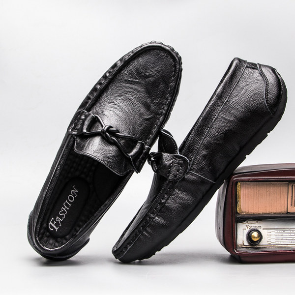 รองเท้าหนังผู้ชาย มีไซส์39-44 รองเท้าโลฟเฟอร์ชาย Slip-On Shoes