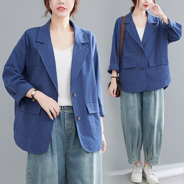 เสื้อลินินคนอ้วน เสื้อทีเชิ้ตคนอ้วนผู้หญิง เสื้อทีเชิ้ตตัวใหญ่ By Literary Plus size