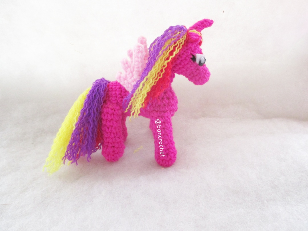 ม้าโพนี่ถัก pony amigurumi crochet บานเย็น