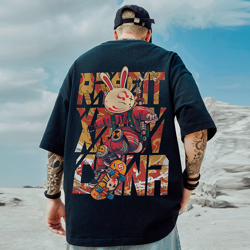 เสื้อยืดผู้ชายอ้วน S-5XL(อกเสื้อ39-51นิ้ว)